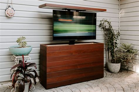 Outdoor Motorized Tv Lift Cabinet | Cabinets Matttroy