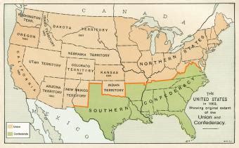 List of the Union States During the Civil War | LoveToKnow