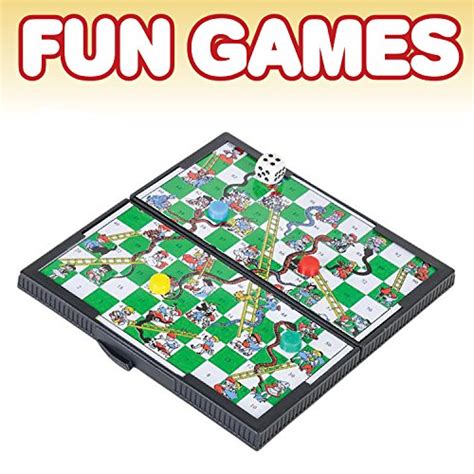 Magnetic Board Game Set by GAMIE – Includes 12 Retro Fun Games – 5″ Compact Design ...