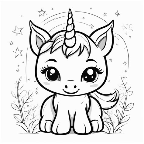 How To Draw A Baby Unicorn Step By Step