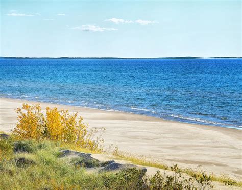 Lake Michigan Shoreline Photograph by Peg Runyan