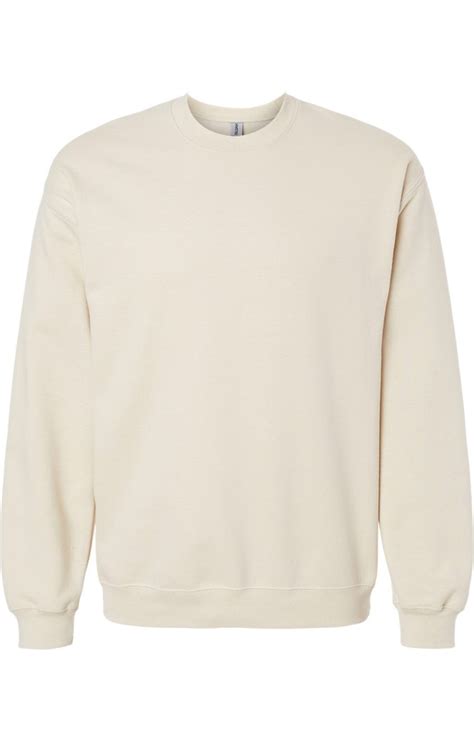 Gildan SF000 Sand Softstyle Crewneck Sweatshirt | JiffyShirts