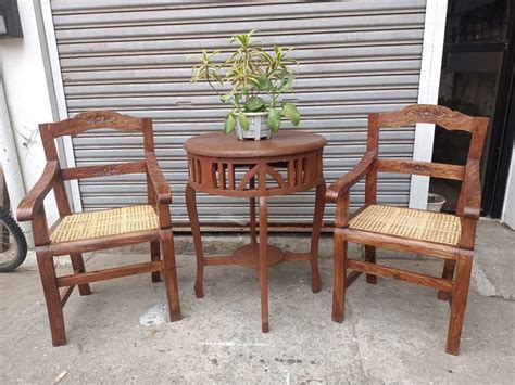 2 Seater Coffee Table Set on Carousell