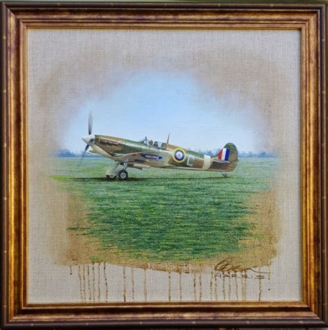 Supermarine Spitfire Original Oil Painting - The Aviation Art of Andrew ...