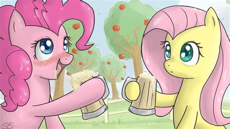 Pinkie Pie and Fluttershy - Fluttershy Fan Art (28762727) - Fanpop