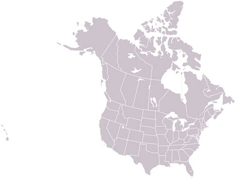 Map Of Canada And The United States