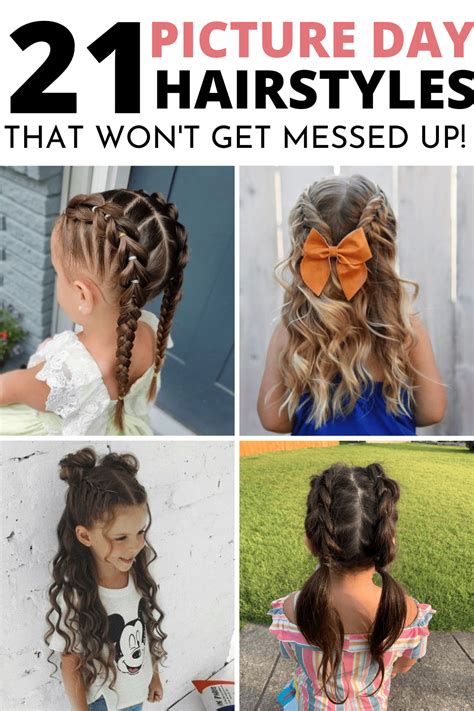 21 Easy School Picture Day Hairstyles For Kids That Won't Mess Up ...