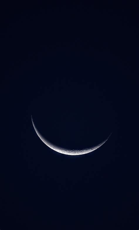 1280x2120 Crescent Moon Night Sky 5k iPhone 6+ HD 4k Wallpapers, Images ...