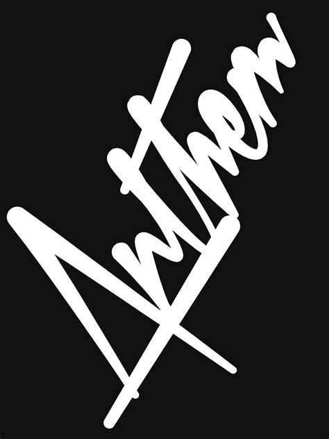 "Anthem Logo - White" T-shirt by anthemapparel | Redbubble