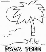 Printable palm tree coloring pages  Clip Art Library sketch template
