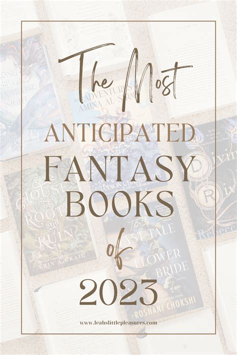 Most Anticipated Fantasy Reads of 2023 — Leah's Little Pleasures