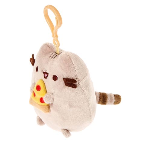 Pusheen© Pizza Plush Keyring Clip | Claire's US