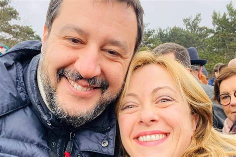 Matteo Salvini e Giorgia Meloni, tutto in un selfie: dove vogliono ...