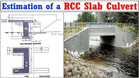 Estimation of Slab Culvert | Culvert slab design estimate and cost # ...