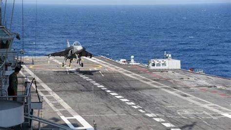 Naval light combat aircraft lands on INS Vikramaditya | Latest News India - Hindustan Times