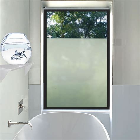 Simply Private Frosted Decorative Window Film – PureModern | Window in shower, Bathroom window ...