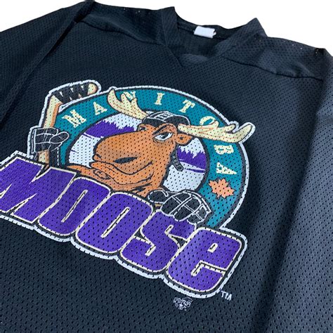 Vintage Manitoba Moose Hockey Sportswear Jersey / Professional | Etsy