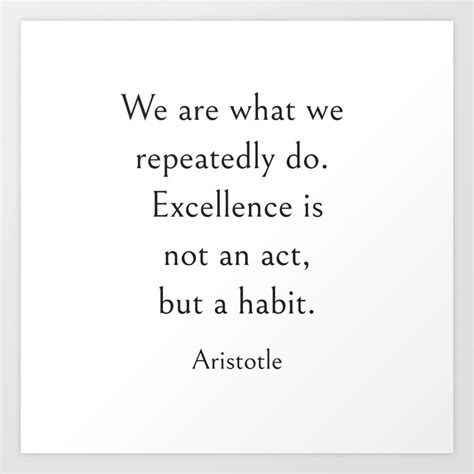 Excellence Quotes Aristotle