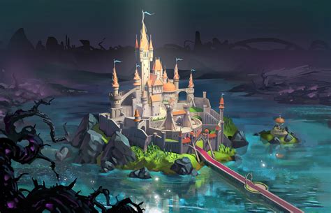 Futuristic Castle Concept Art