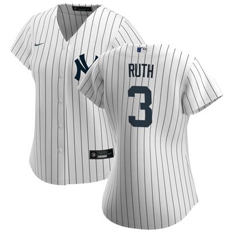 Babe Ruth Ladies Jersey - NY Yankees Home Ladies