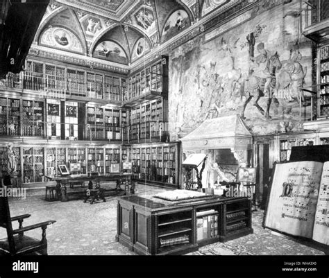 Pierpont Morgan.. inside the library Stock Photo - Alamy