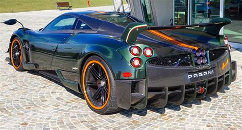 Green And Orange Pagani Huayra BC Is From Another Planet | Carscoops