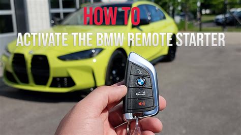 How to use the BMW Remote Star with a key fob - YouTube