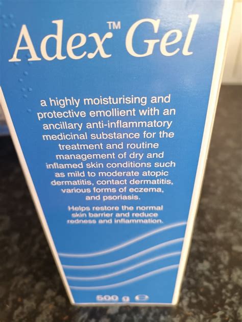 Adex Gel - 500g - Treatment For Dry & Inflamed Skin Conditions 5016379100406 | eBay