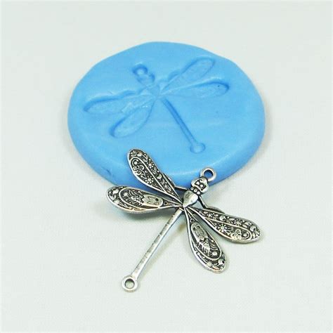 Dragonfly Mold - Flexible Silicone Mold - Jewelry Mold, Polymer Clay ...