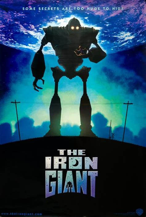 Original The Iron Giant movie poster - Brad Bird - Jennifer Aniston