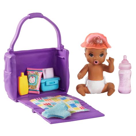 Barbie Skipper Babysitters Inc. Feeding And Changing Playset With Color ...