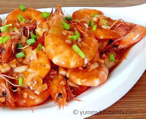 Garlic Butter Shrimp - Yummy Kitchen