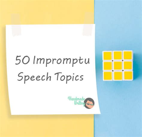 50+ Impromptu Speech Topics & Questions | HandmadeWriting Blog