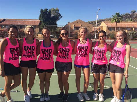 Custom T-Shirts for Thunderbird Girls Tennis: End The Point! - Shirt Design Ideas