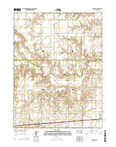 Bluebill State Wildlife Management Area Topo Map in Fillmore County, Nebraska