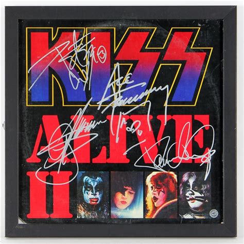 Lot Detail - KISS "Alive II" Fully Signed Album