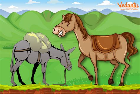 The Donkey and The Horse Story | Interesting Stories for Kids