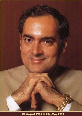 The Prime Minister Rajiv Gandhi A Founder of Modern India