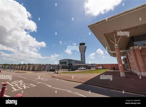 Jersey Airport Departures The Channel Islands Stock Photo - Alamy