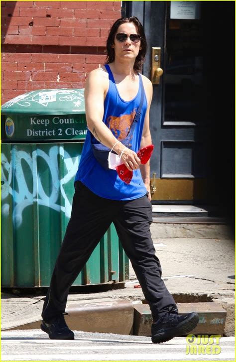 Jared Leto Wears A Mask Around His Wrist After Workout Session in NYC ...