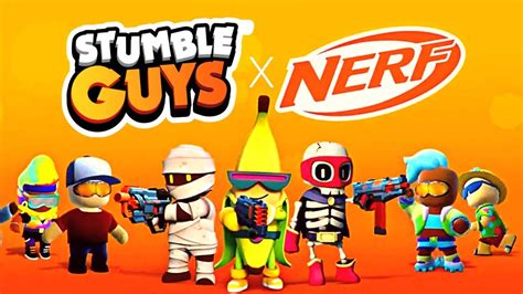 Stumble Guys agrega nuevos impulsos y un mapa en colaboración con NERF