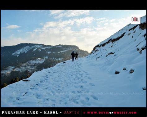 Prashar Lake - A Jewel Midst White Gold, The Snow