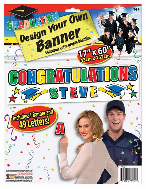 Customized Graduation Banner - Party WOW