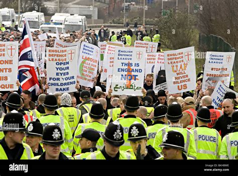 English defence league flag hi-res stock photography and images - Alamy