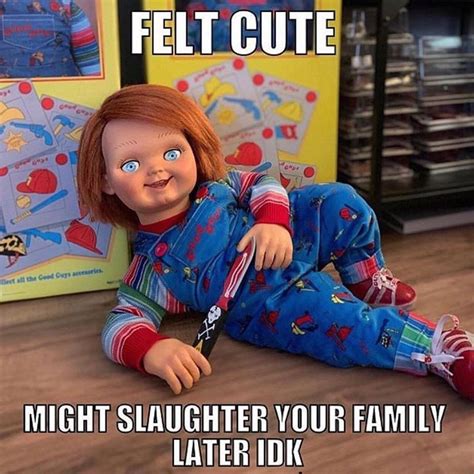 Memes De Childs Play Chucky Horror Movie Icons Chucky Doll | Images and ...