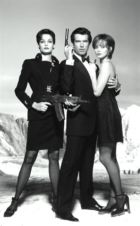 Pierce Brosnan, Famke Janssen & Izabella Scorupco in Goldeneye from James Bond: Behind the ...