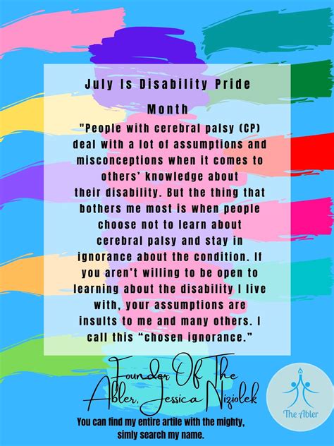 Happy Disability Pride Month!