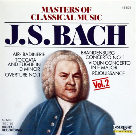 Johann Sebastian Bach - Masters Of Classical Music, Vol.2: J.S. Bach (CD, US, 1988) | Discogs