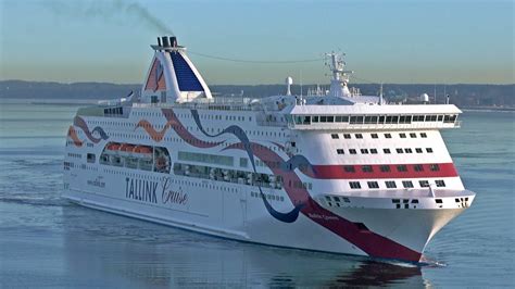 Tallink Baltic Queen Arrive to Tallinn, Estonia - YouTube