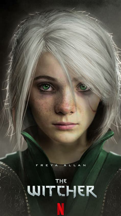 This Fan Art For THE WITCHER Wonderfully Imagines Freya Allan as Ciri ...